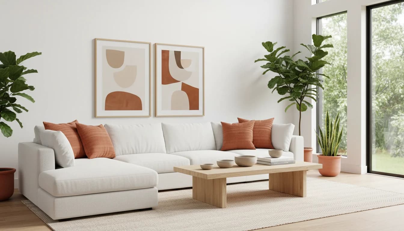 AI living room design - Modern interior design ideas by DecorAI